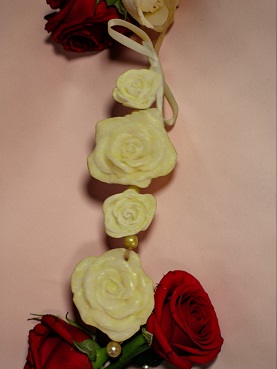 (image for) Zeepketting Rozenpracht met Mica